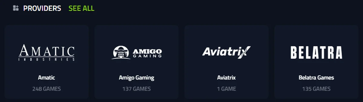 02 fornitori di giochi su airbet amatic amigo gaming aviatrix e belatra